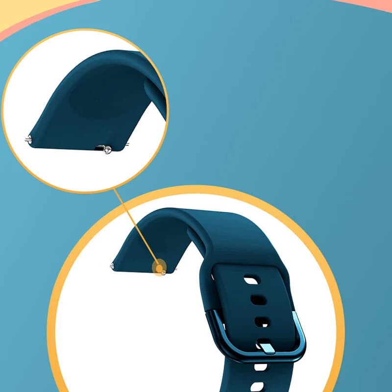 22mm Band for Xiaomi Watch Mi Color 2 S4 S3 S2 S1 Strap Replacement Smart watch Silicone Bracelet Belt Wristband correas S4 S1 - 3