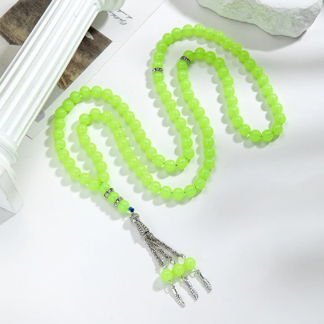 Creative Design for Ramadan Festival: Night Glow Multicolor Muslim Prayer Bead Bracelet Middle East Bracelet Neutral Prayer - 3