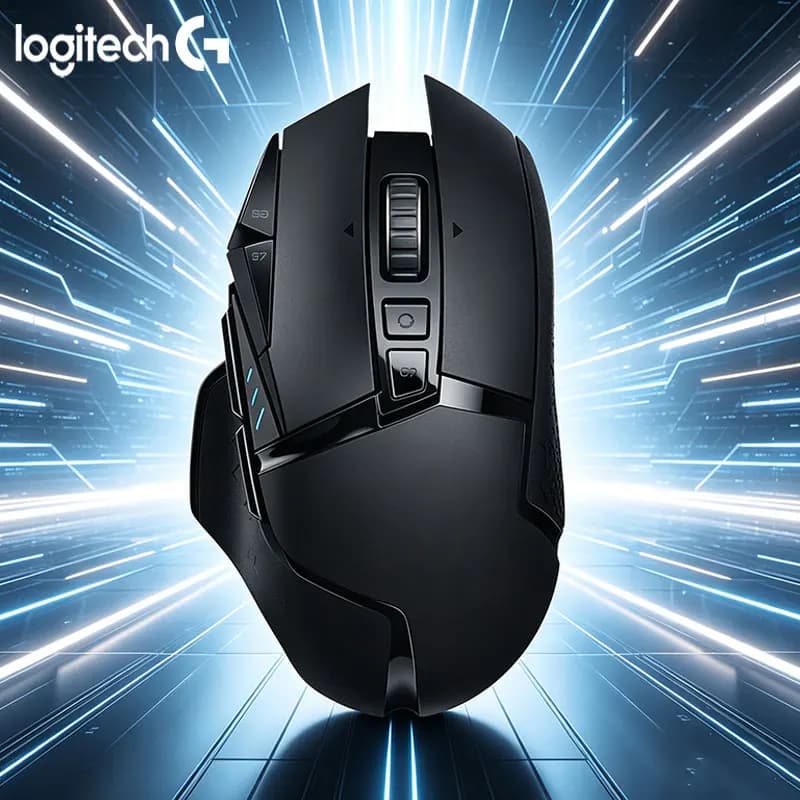 ماوس Logitech G502/G502HERO/PRO X SUPERLIGHT 2SE/PRO X SUPERLIGHT/G402 بعمر بطارية طويل لاحتياجات الألعاب الخفيفة