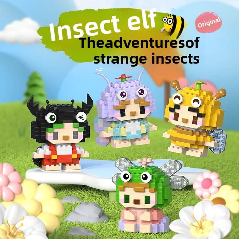 مجموعة بناء حيوانات، طوب صغير، ألعاب بناء للأطفال والكبار، هدايا ديكور منزلي - 4