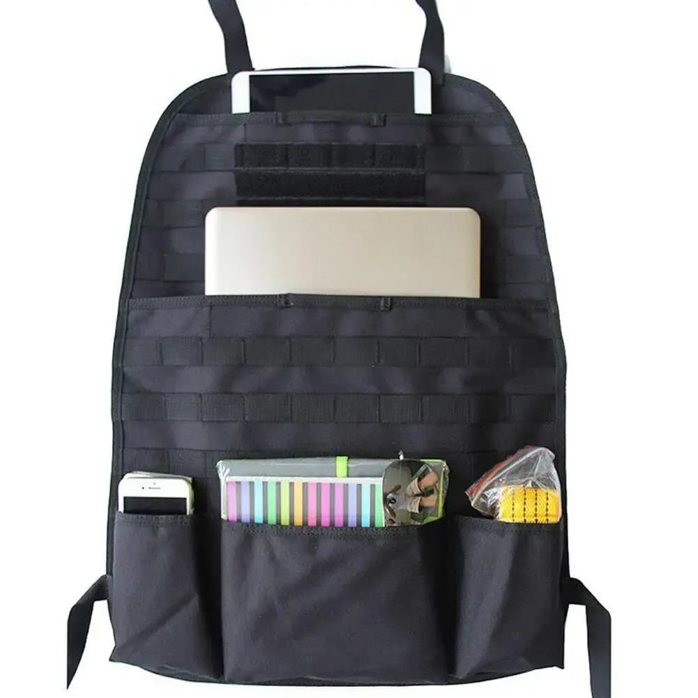 حقيبة تعليق خلفية للسيارة - منظم إكسسوارات تكتيكي للتخزين الخارجي - 6