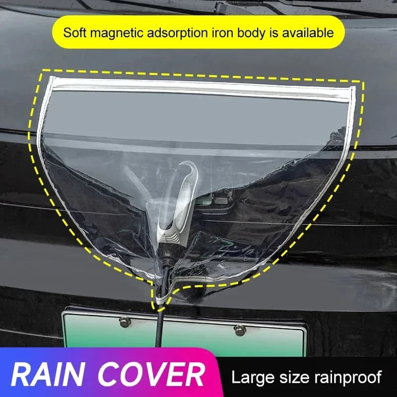 Universal New Energy Vehicle Charging Port Rain Cover Outdoor Dust Protection Protection Waterproof Charger Gun Protection Cover - 2