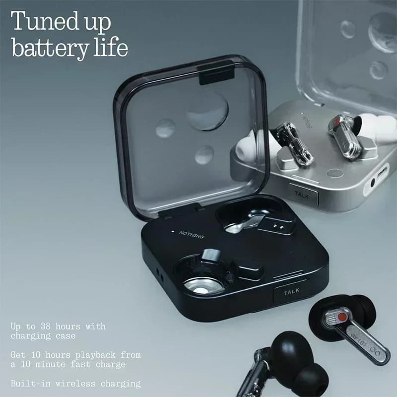 Nothing Ear (3) Wireless Earbuds Super Mic 45dB Hybrid Active Noise Cancelling Bluetooth Headphones Hi-Res 6 Mics, 12mm Dynamic - 6