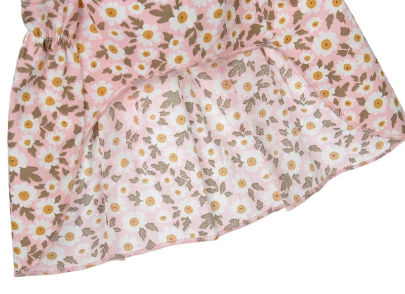 1 قطعة تنورة القط فستان الحيوانات الأليفة الكلب فستان صيفي نمط رومانسي مع طباعة الأزهار الوردية ، ملابس الكلاب الصغيرة ملابس الحيوانات الأليفة تنورة تشيهواهوا - 3