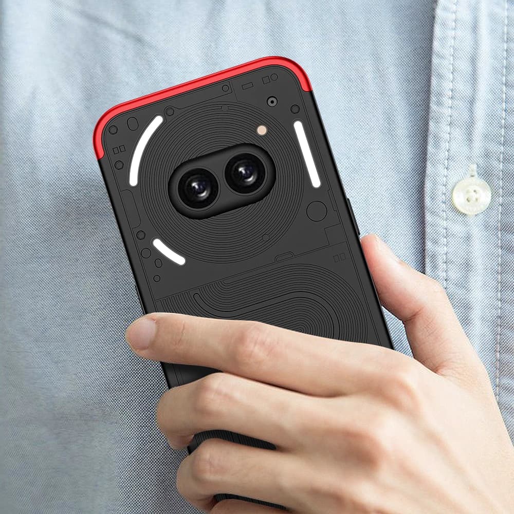 Nothing Phone 2A A142 Case 3 in 1 Quality PC Protection Shockproof Hard Back Cover Matte Phone Case for Nothing Phone 2A Plus 5G - 3