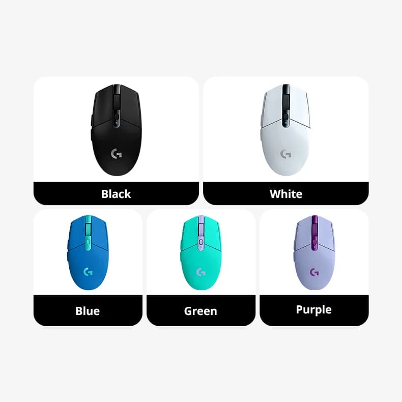 ماوس Logitech G304 للاستخدام المنزلي، متوافق مع جميع الطرازات، مثالي لمقاهي الإنترنت والمسابقات الاحترافية، مفاتيح دقيقة متينة - 2