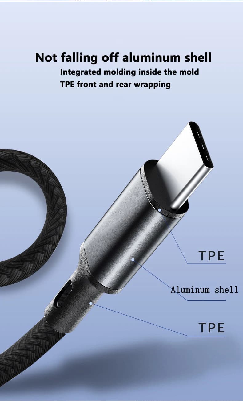 كابل USB PD 30 واط لهواتف آيفون 14 و13 و12 و11 برو ماكس 7 و8 و14 بلس XS XR شحن سريع كابل شاحن USB C إكسسوارات سلك بيانات - 6