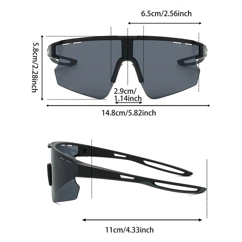 ROCKBROS نظارات دراجات جديدة، حماية UV400، مقاومة للضوء الشارد، مناسبة لركوب الدراجات، القيادة، الصيد، المشي لمسافات طويلة، وغيرها - 2