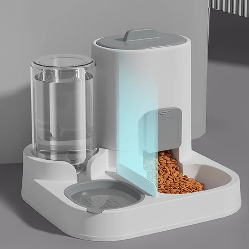 Hot Pet Feeding and Drinking Water Two-in-one Food Smooth Large-Capacity Feeding and Drinking Water Bowl Cat Food Bowl Dog Bowl - 6