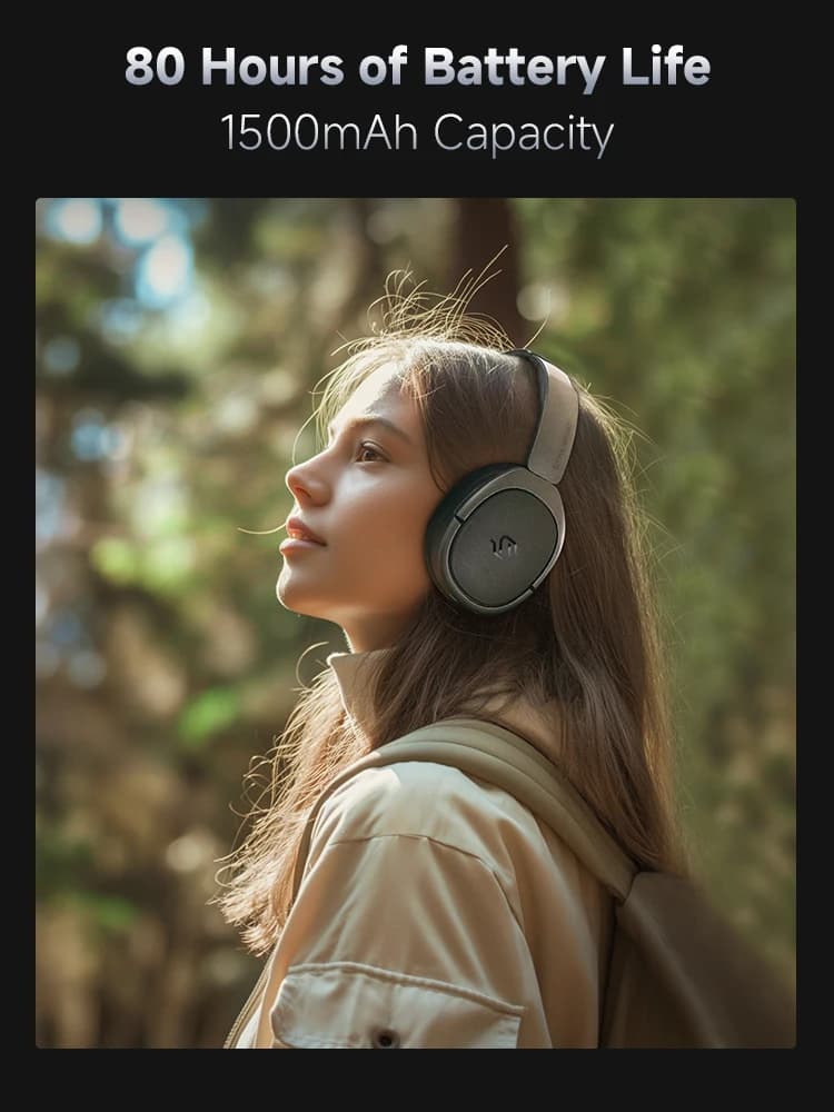 سماعات رأس إديفاير ساكس سبيريت S5 لاسلكية مغناطيسية مسطحة بلوتوث 5.4 هاي-ريز صوت 80 ساعة تشغيل وسادات جلد الخراف - 5