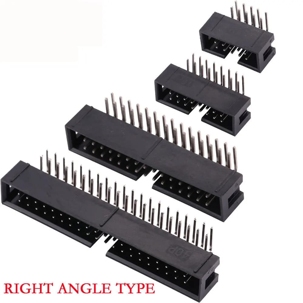 FC 6/8/10/12/14/16/18/20/24/26/30/34/40/50/60/64Pin 2.54mm Pitch أنثى IDC مقبس موصل كابل شريط DC3 رأس ذكر مقبس - 4