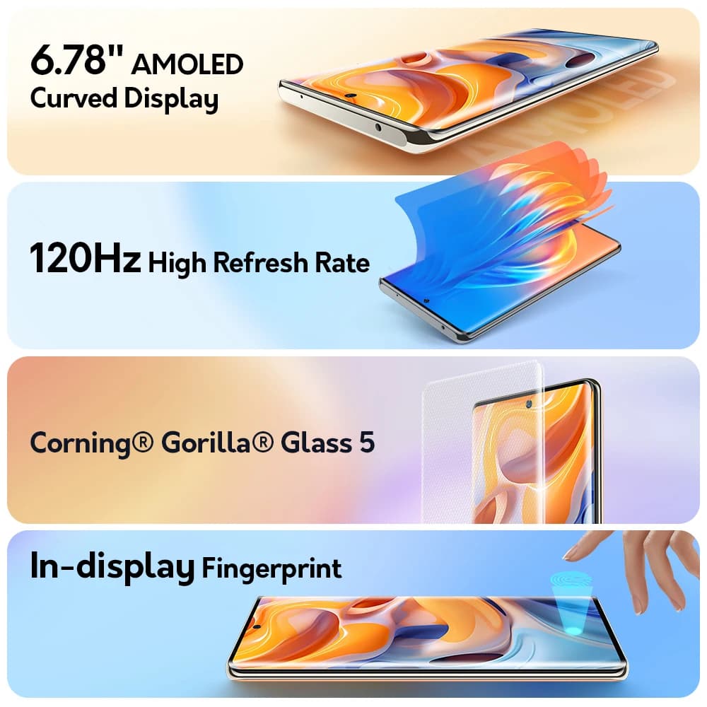 Ulefone Note 17 Pro 6.78" 120HZ AMOLED Curved Display 24GB+256GB MTK  Helio G99108MP Camera 5050mAh Global Versi - 6