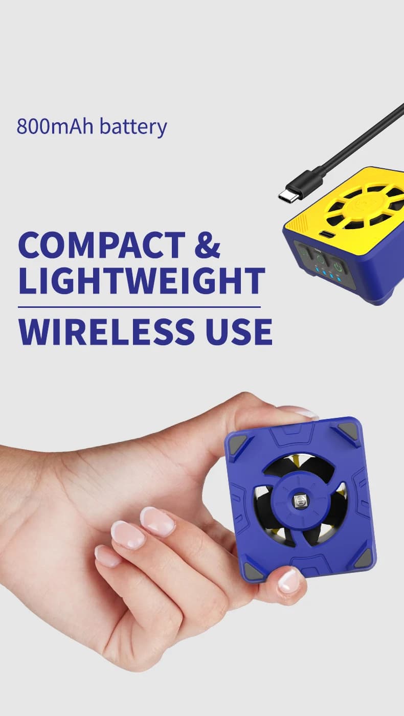 MECHANIC CUV-3 UV Curing Lamp and Cooling Fan Heat Dissipation for Mobile Phone Tablet Motherboard Green Oil Curing Repair Tools - 6