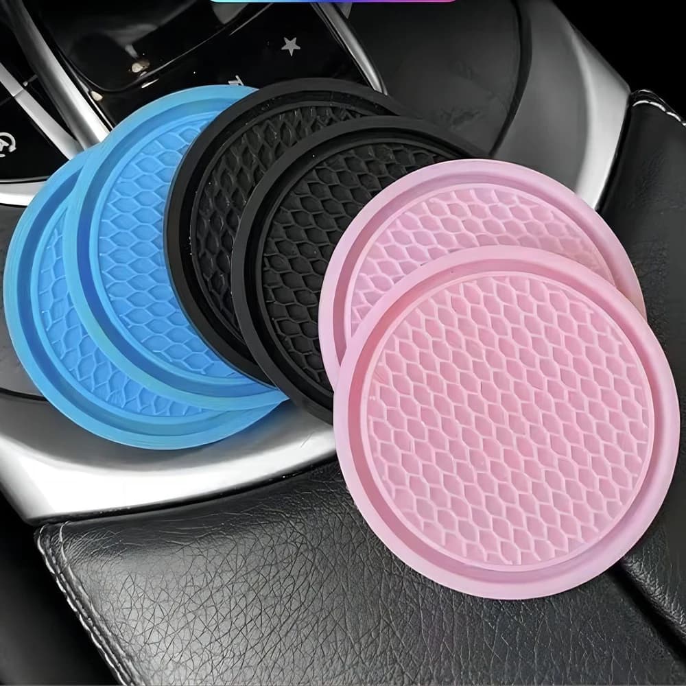 2 قطعة الوقايات كأس السيارة حامل الكأس السفر العالمي حامل الكأس عدم الانزلاق جزءا لا يتجزأ من الحلي كوستر اكسسوارات السيارات الداخلية - 5
