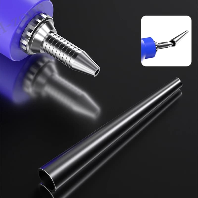 ميكانيكي A130 2in1 الهاتف إصلاح منظف الغبار منفاخ الهواء الكرة الغبار تنظيف القلم للهاتف PCB PC لوحة المفاتيح عدسة الكاميرا تنظيف - 5