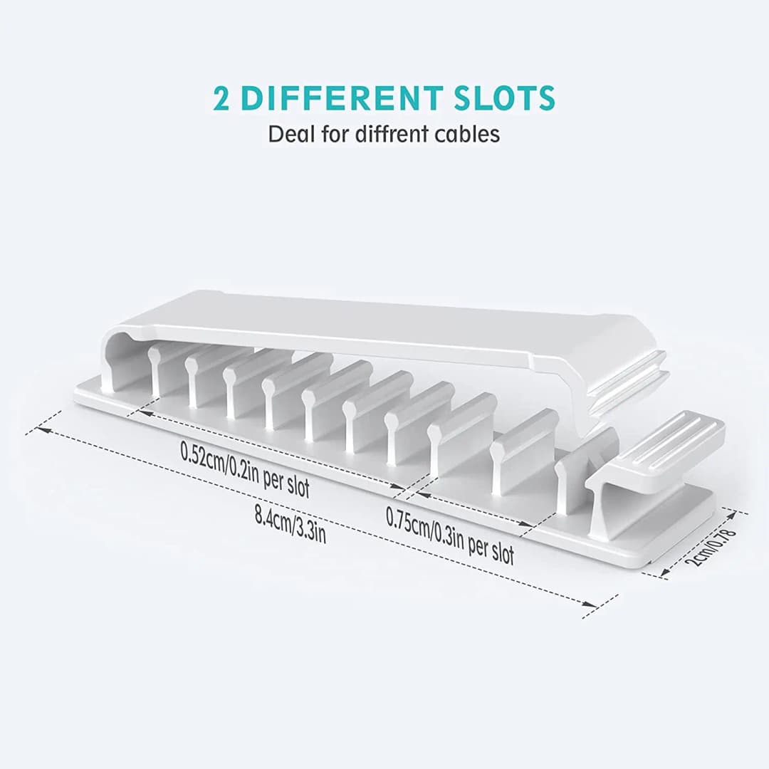 Self-adhesive Cable Organizer Wire Tie Cable Clamp Clips Holder Clamp Management Car GPS Data Decorative Cord Winder Manager - 4