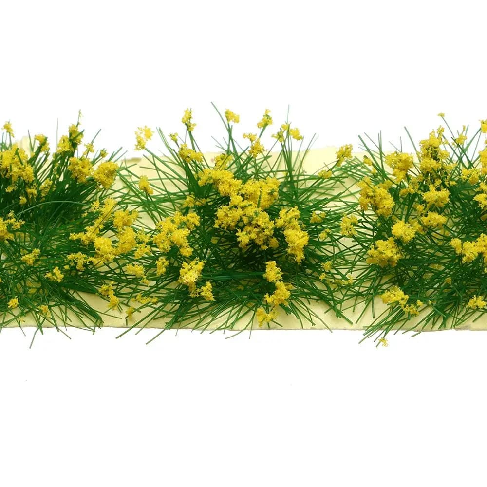 1 ورقة عشب تافتس، تزيين الحديقة، DIY، زهرة، عنقودية، مناظر طبيعية، مصغرة، ثابت، مناورات - 4