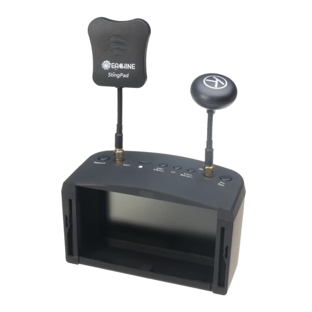 نظارة فيديو Eachine EV800D، 5.8G، 40 قناة، 5 بوصة، 800*480، نظارة FPV بتنوع HD DVR مع بطارية لنماذج RC - 2