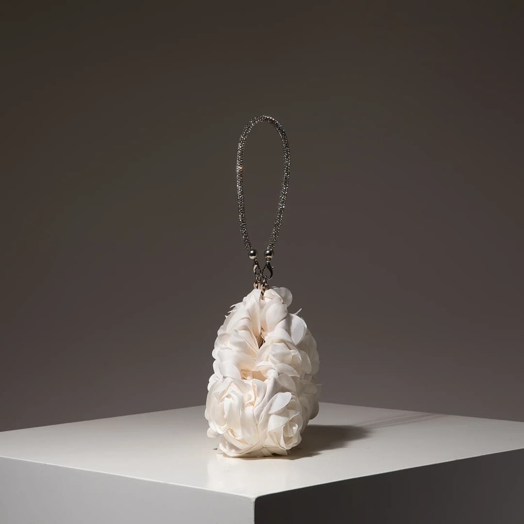 محفظة صغيرة لحفلات الزفاف، حقيبة أزهار، حقيبة حفلة راقصة، هدايا للنساء، عيد الحب - 3