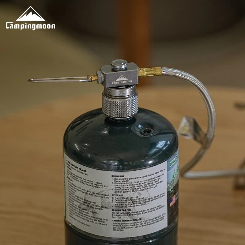 محول البروبان التخييم موقد غاز محول محول صمام البروبان اسطوانة علبة محول للتخييم في الهواء الطلق خزان الغاز - 3