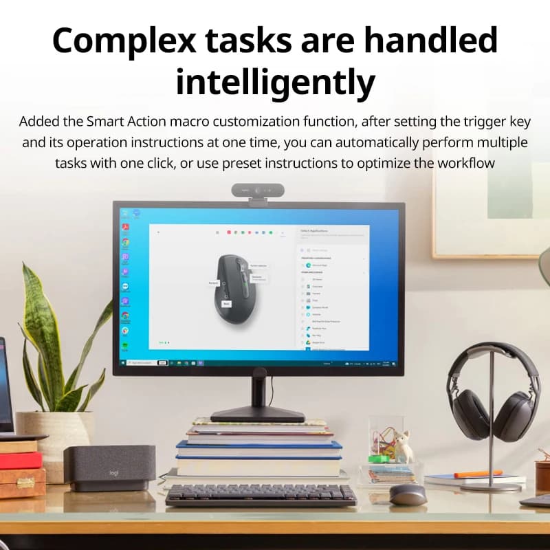 فأرة Logitech Master Series MX Anywhere 3S لاسلكية، بلوتوث، صامتة، صوت ناعم، مناسبة للمكتب والكمبيوتر اللوحي - 5