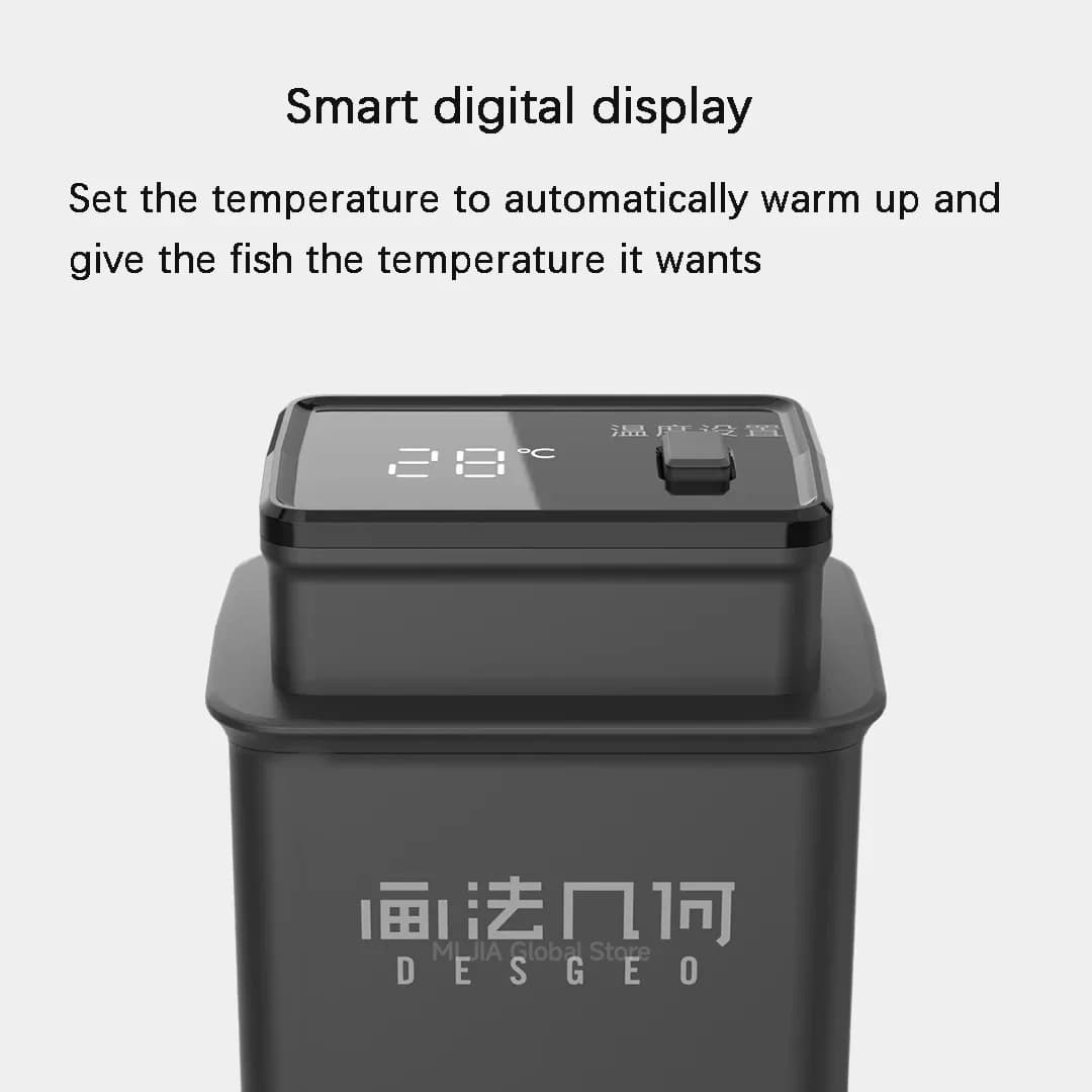 DESGEO 50W Smart Aquarium Heater - APP Control, Intelligent Constant Temperature  Precise Thermostat for Fish Tanks - 4