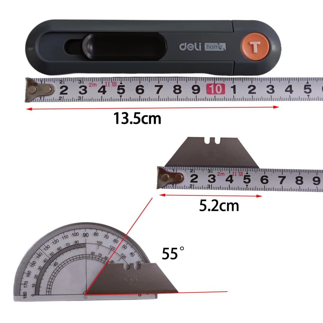 Deli 1/3 Pcs Utility Knife Set Art Knife Sets electrician Portable Tool Multifunction Unboxing Knifes for Office Home Supplies - 2