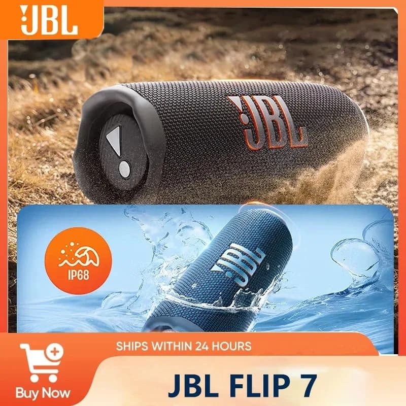 JBL Flip 7 Portable Bluetooth Speaker Dustproof Wireless IP67 Waterproof Stereo Deep Bass PartyBoost Flip7 Long Playtime Outdoor - 5