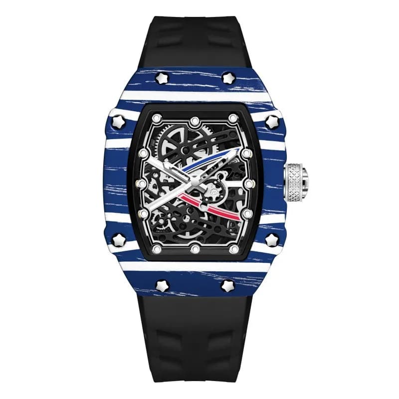 New Ultra-Thin Barrel-Shaped Men's Quartz Watch Stylish Personalized Fashionable Timepiece - 2
