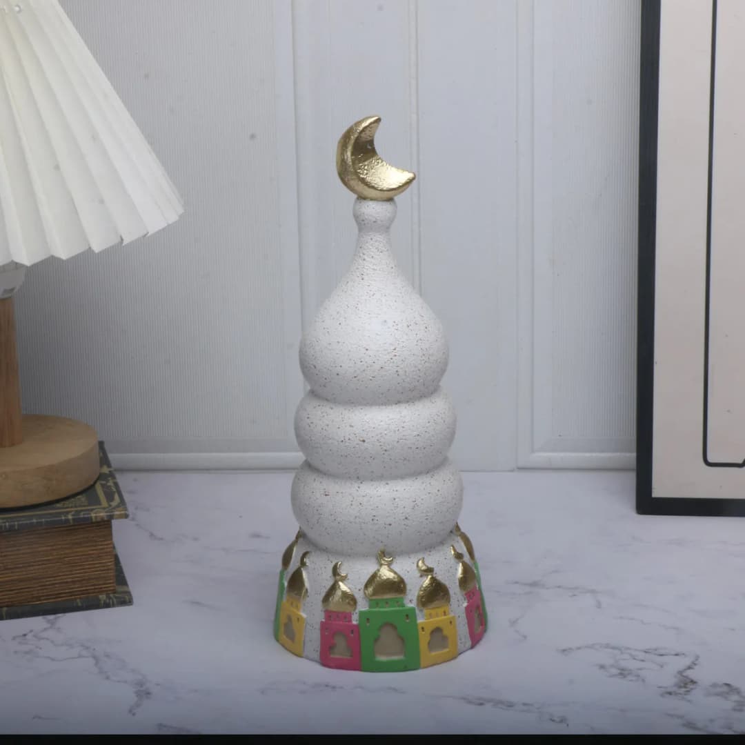 1 PC Ramadan Muslim Kaaba Dome Mosque Islamic Desktop Ornament Table Crafts Gifts - 4