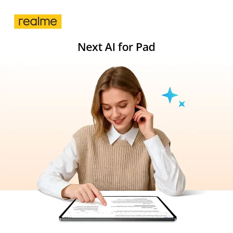 New Tablet realme Pad 3 5G 256GB 11.61" 120Hz LCD Display Dimensity 7300-Max Chipset 12200mAh Battery 45W Charge 2.8K Book-View - 6