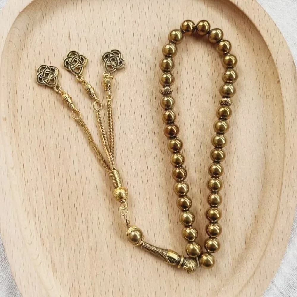 الشرق الأوسط ريترو بسيط مسلم موضة سبج حبات المسبحة يرتديها يوميا مع الصلاة عطلة التجمعات سوار المجوهرات - 5