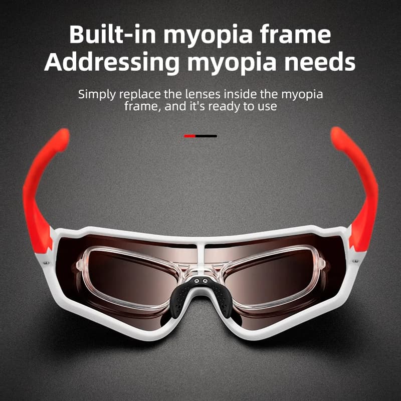 ROCKBROS Bicycle Glasses Photochromic Lens UV400 Sun Protection Bike Sunglasses Outdoor Sports Eyewear MTB Road Cycling Glasses - 3