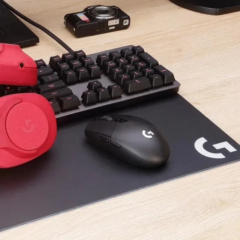 ماوس ألعاب Logitech لاسلكي Lightspeed مناسب للميزانية 12000DPI مستشعر HERO للاعبين العمل المكتبي تصميم خفيف الوزن - 6