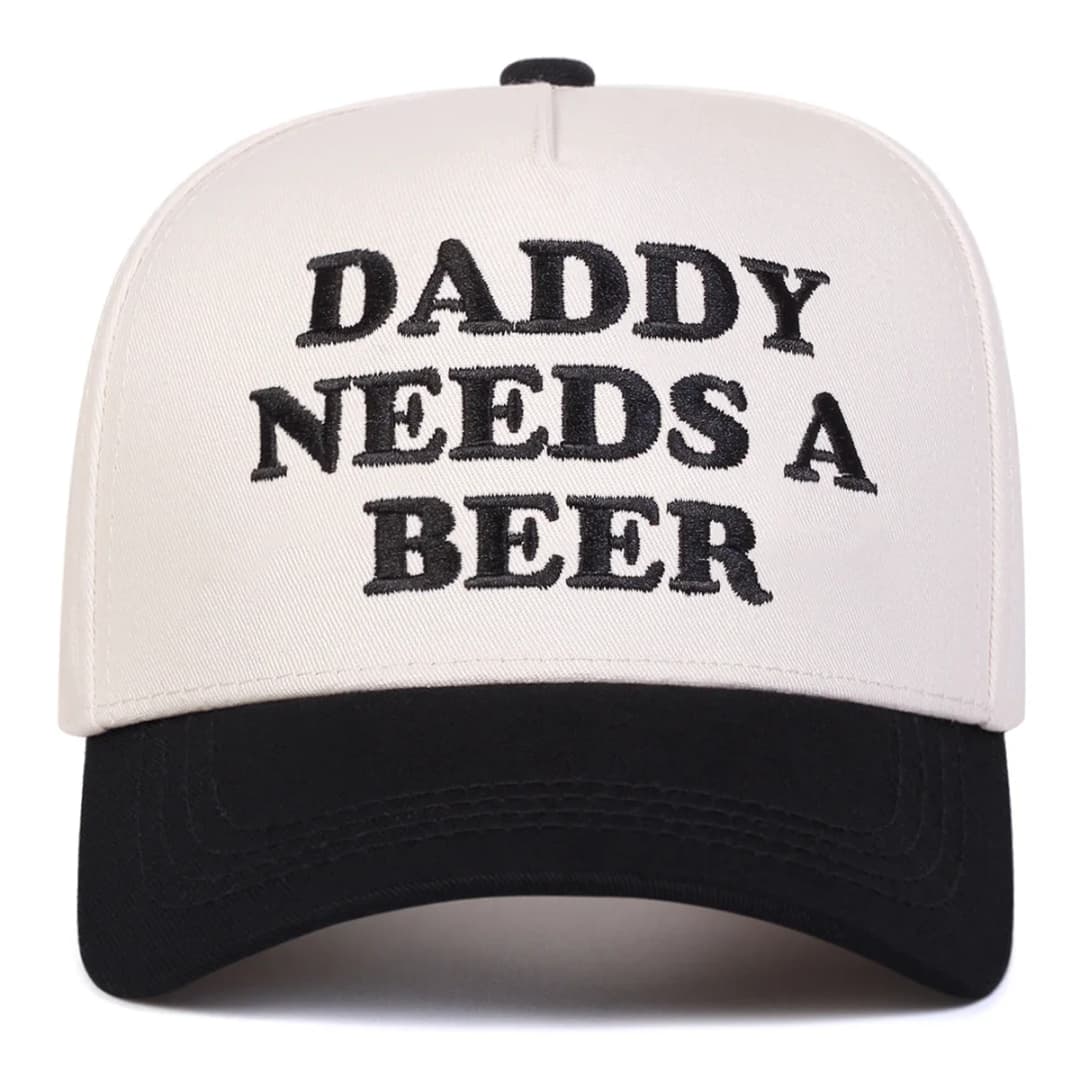 Unisex DADDY NEEDS A BEER Letter Embroidery Baseball Caps Spring Autumn Outdoor Adjustable Casual Hats Sunscreen Hat Sports Cap - 2