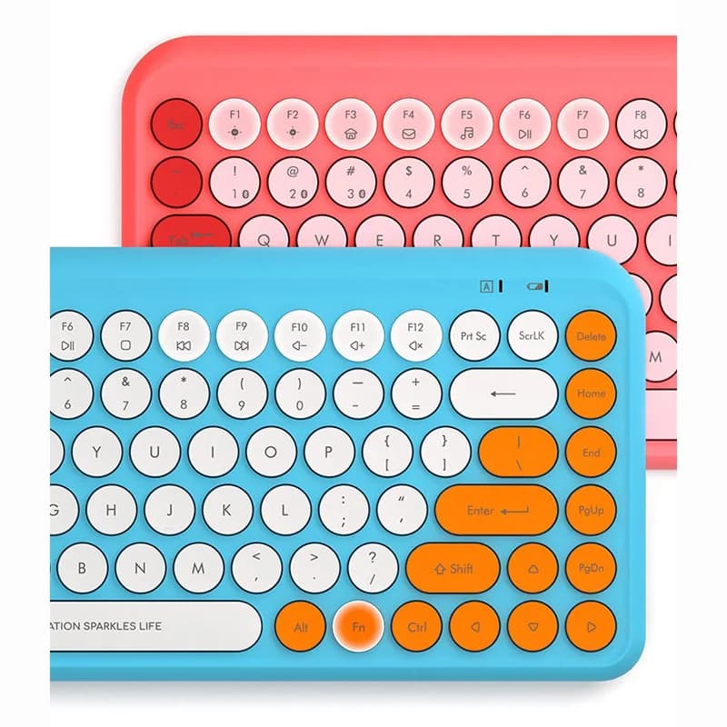 ASUS a bean wireless bluetooth typing keyboard computer iPad tablet office light mouse game e-sports color matching layout 84 ke - 2
