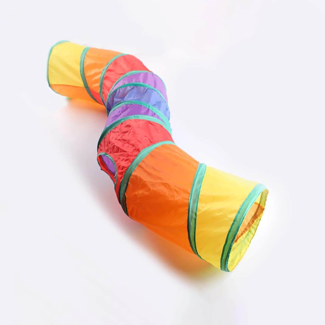 Cat Tunnel Tube Foldable Cat Toys Kitty Training Interactive Fun Toy Tunnel Bored for Puppy Kitten Pet Supplies Cat Accessories - 5