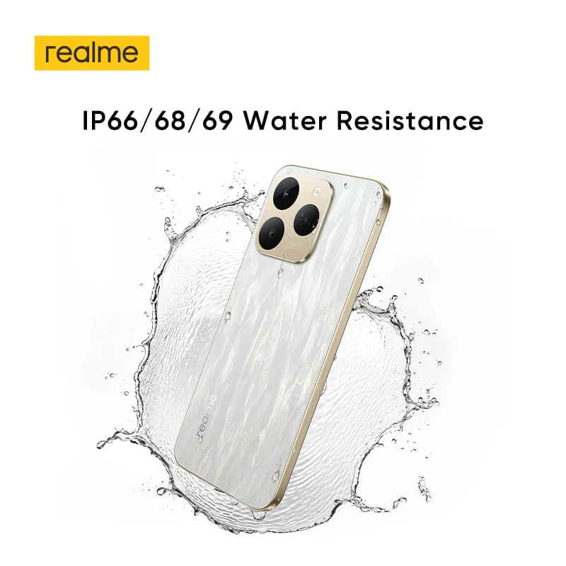 realme 15T 5G Smartphone NFC Dimensity 6400 Max Chipset Dual 50MP Cameras 6.57" 120Hz AMOLED Display 7000mAh Battery 60W Charge - 5