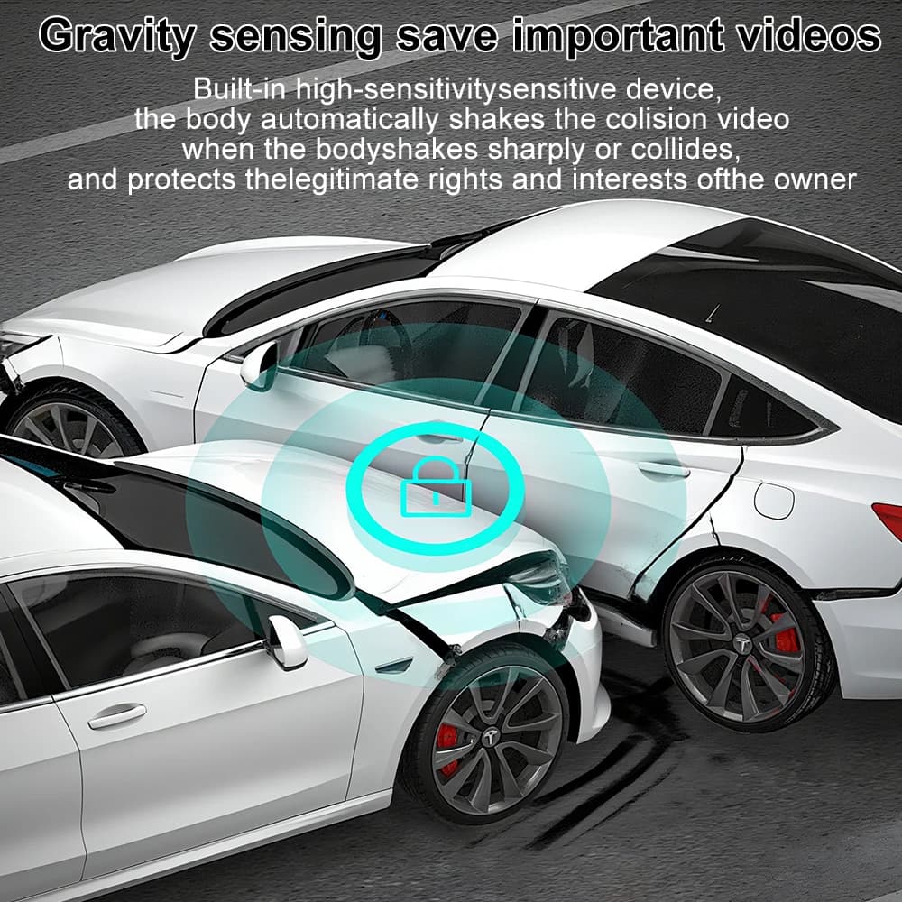 4K HD Car DVR DashCam New Vehicle Recorder 1080P Video Recorder 170 Angle Niht Vision Car Cycle Recorders Smart Car Dash Camera - 3
