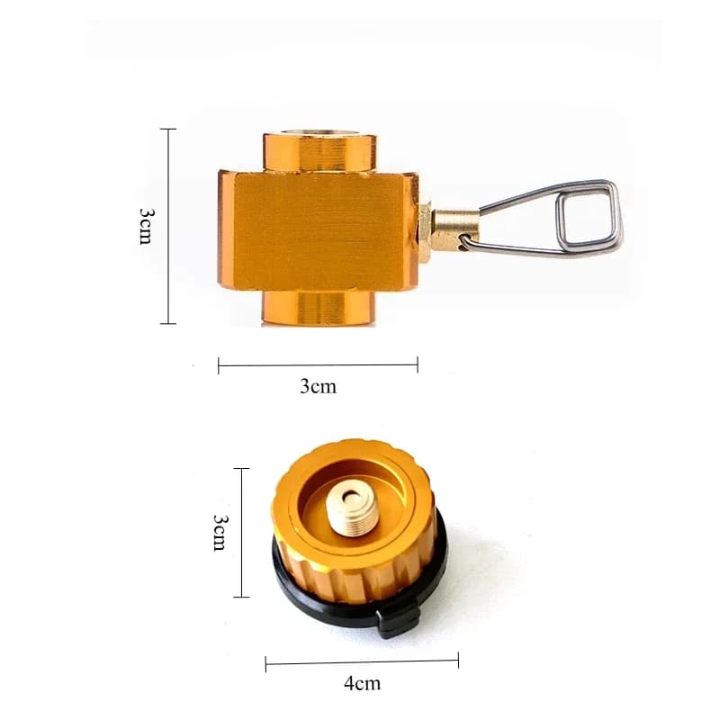 Camping Stove Propane Refill Adapter Gas Burner Gas Filling Butane Cylinder Tank LPG Saver Camping Equipment Outdoor Small Tools - 6