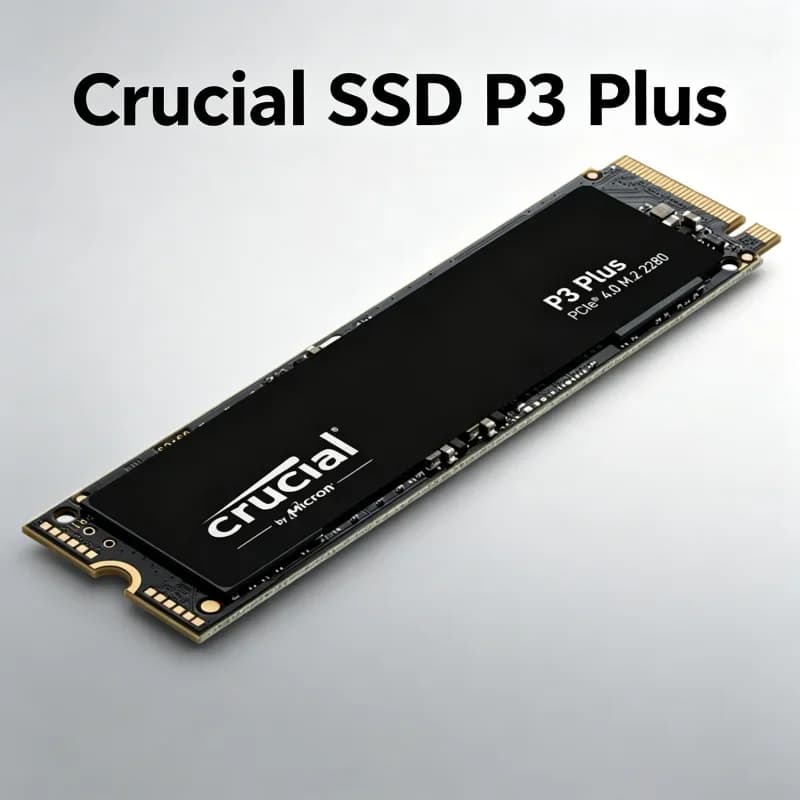 قرص صلب داخلي كروشيال P3 بلس بسعة 500 جيجابايت/1 تيرابايت، واجهة M.2 PCIe Gen4، تقنية 3D NAND NVMe، تخزين عالي السرعة، إصدار OEM
