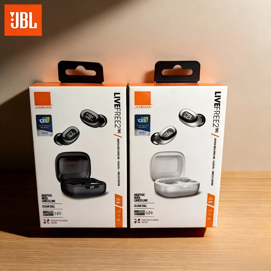 JBL Live Free 2 Tws سماعات بلوتوث لاسلكية حقيقية إلغاء الضوضاء النشط سماعات موسيقى لاسلكية مع ميكروفون - 6