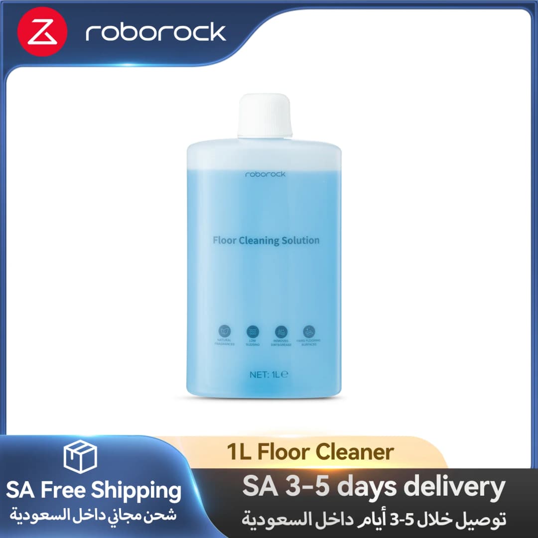 roborock Floor Cleaning Solution1L Floor Cleaner for Hardwood, Compatible Robot Vacuums with Mopping