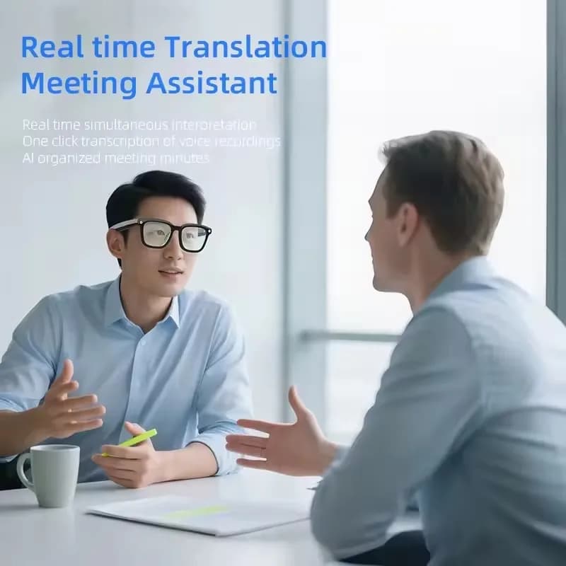 Lenovo AI Smart Glasses AI Translation 8MP HD Camera 4K Shooting Image Bluetooth Call Recording Music Smart Sunglasses 2026 New - 5