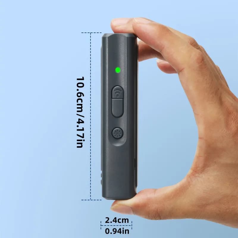 جهاز طارد للكلاب بالموجات فوق الصوتية، مضاد للنباح، قابل للشحن عبر USB، محمول، مع كشاف LED وحبل - 6