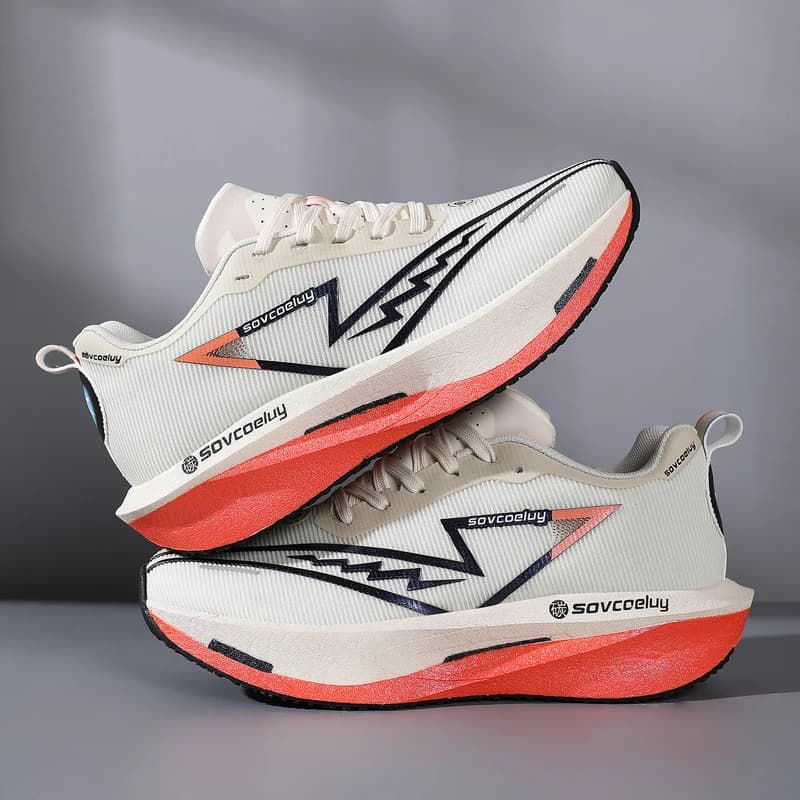New Four-Season Versatile Non-Slip Shock-Absorbing Technology Carbon Plate Sports Casual Shoes Running Shoes Fitness Shoes Unise - 5