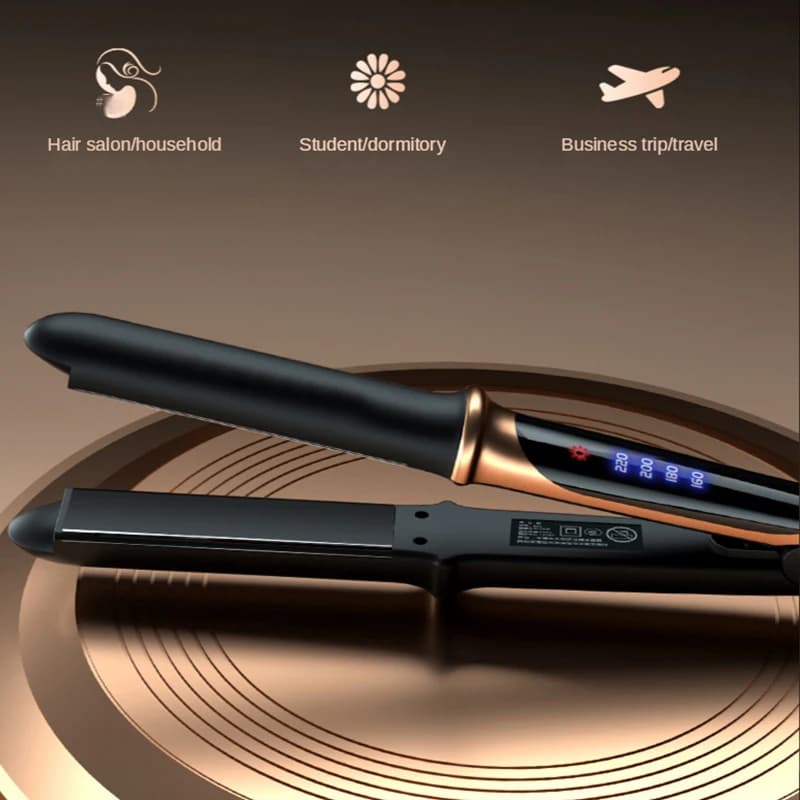 Flat Iron Hair Straightener 2 In 1 Professional Hair Straightener Hair Iron Curling Straightening Irons - 2