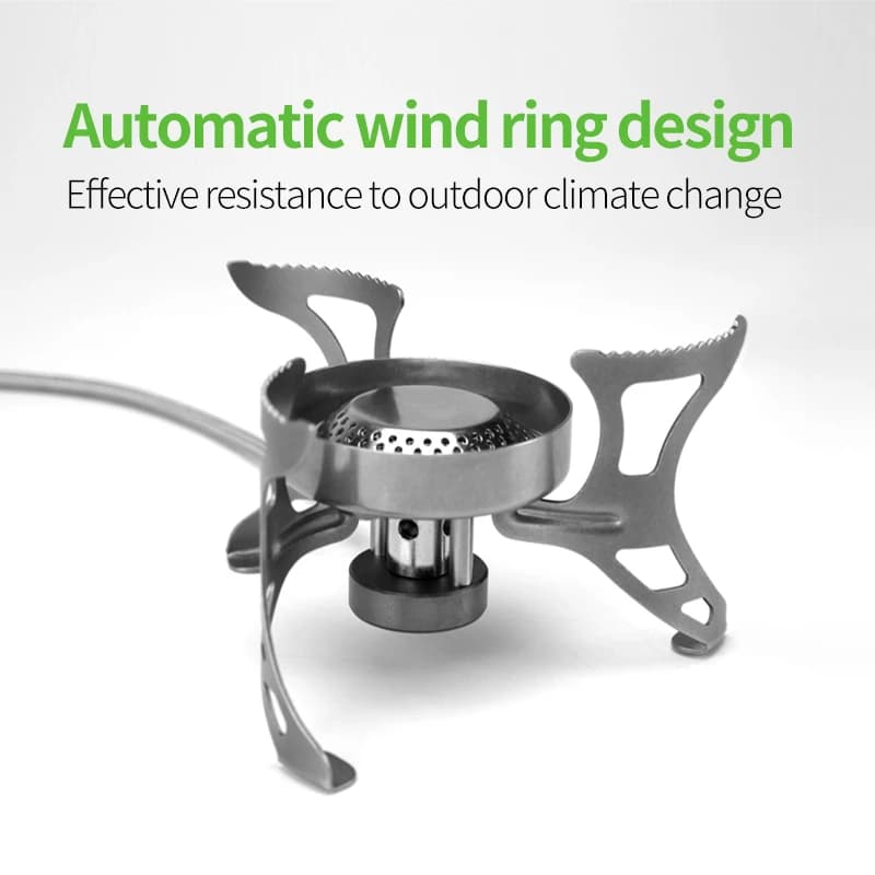 BRS-51 موقد غاز التخييم طوي موقد الطبخ في الهواء الطلق 3240 واط المحمولة البروبان البيوتان موقد غاز لصيد الأسماك الطبخ نزهة - 4