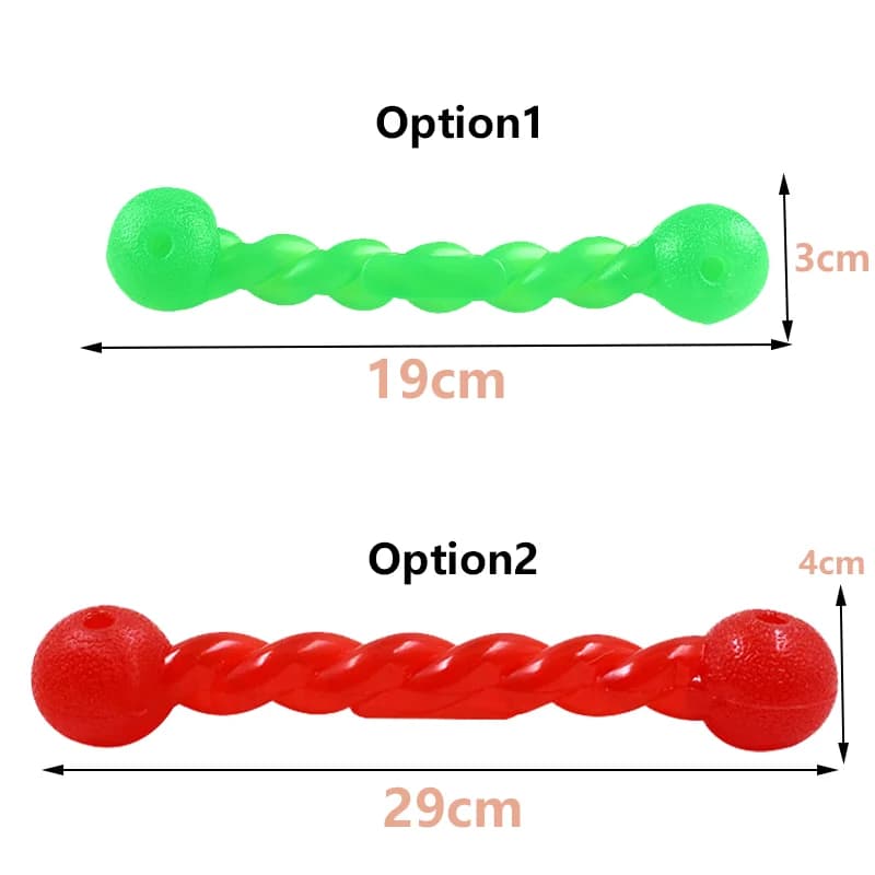 Pet Dog Training Interactive Toy Pet Funny Molar Stick Strong Rubber Durable Teeth Clean Toy Long Size Chew Toy For Meduim Large - 2