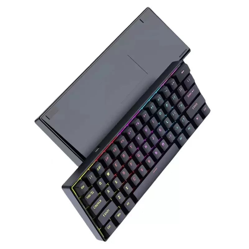 2026 New USB Gaming Mechanical Mini Keyboard Red Switch RGB Backlit 61 Keys Wired Feel for Game/Office - 6